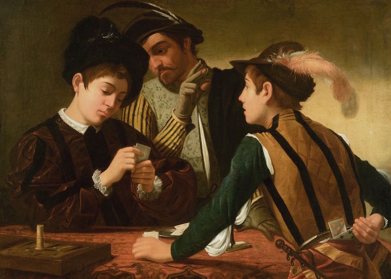 I bari di Caravaggio: dettagli e ruoli compositivi