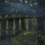 Notte stellata sul Rodano di Van Gogh: storia e caratteristiche