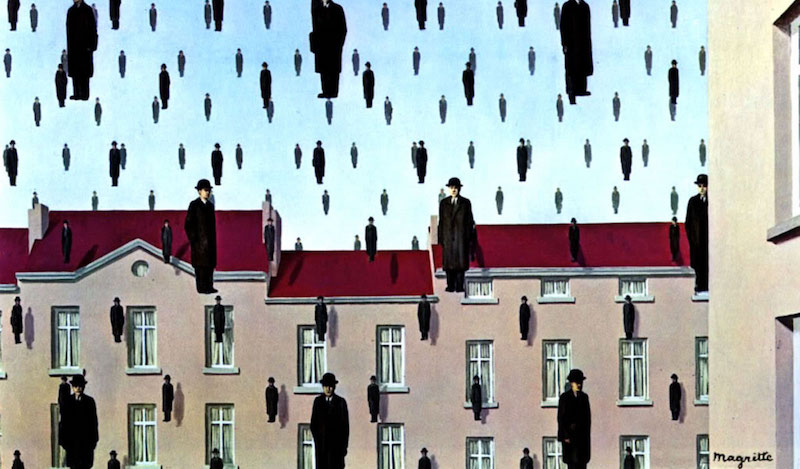 Golconda di Magritte: significato e analisi dell